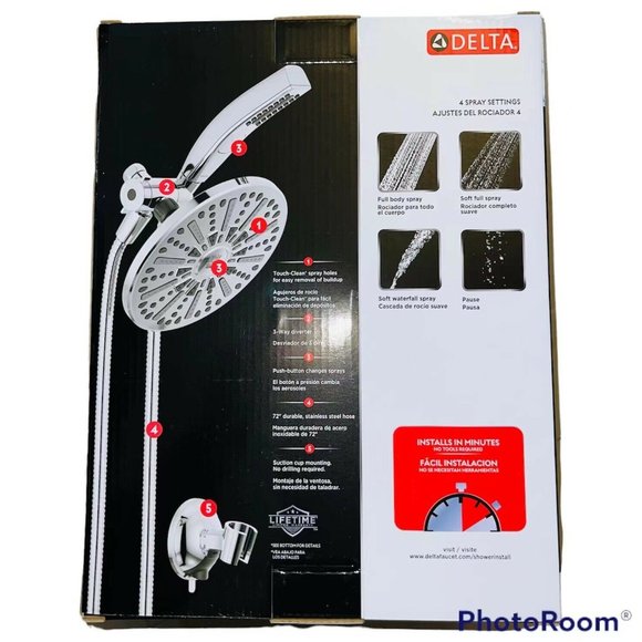 Delta Bath Delta Shower Head And Hand 75 Gpm 4setting 75285 Poshmark